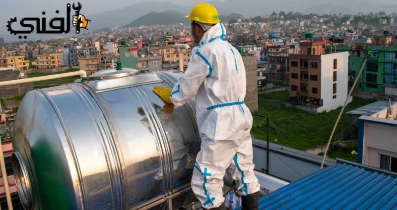 شركة تنظبف خزانات المياه في الوثبة - بخبرة احترافية لضمان نقاء المياه بنسبة 100% من الجراثيم